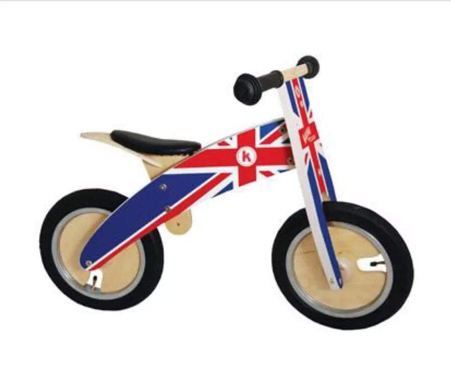 Kiddi Moto Kurve Balance Bike Union Jack Design NEW eBay
