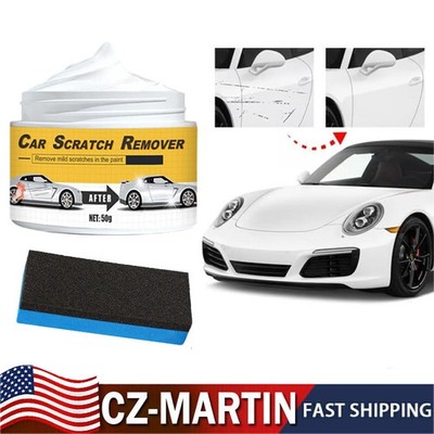 Car Polishing Compound & Scratch Remover with Sponge, Car Scratch Remover