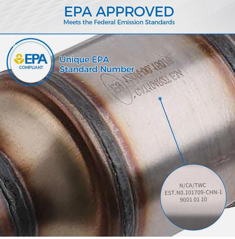 For Dodge Avenger / Journey / Caliber 2.0L / 2.4L Catalytic Converter 2008-2019 Foto 3 de 4