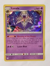 POKEMON CARD LUNALA HOLO BLEED CARD 102/236 LIGHT PLAY 2019