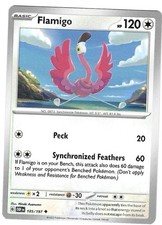 Flamigo 185/197 Uncommon Obsidian Flames Pokemon Near Mint