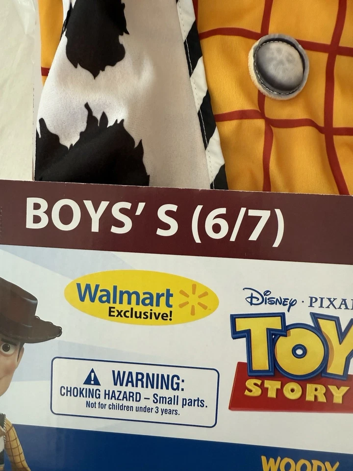 Disfraz de Halloween Woody para niño Toy Story con sombrero talla 6/7 pequeño Foto 3 de 4