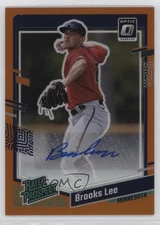 2023 Panini Donruss Orange Prizm 59/85 Brooks Lee #RPS-BL Auto 2oe