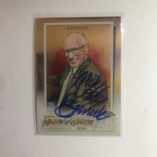 HOF Mike “Doc” Emrick 2020 Topps A&G #194 Autographed 