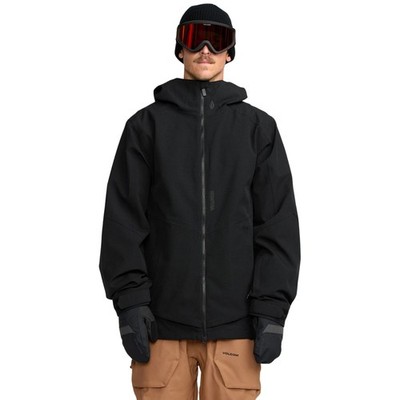 Volcom Brighton Full Zip Men's Winter Jacket, Black, Medium