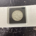 1954-D U.S. 50 Cents Franklin Half Dollar  Silver! Circulated Coin VF+