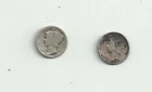 Mercury Dime 2 Coin Lot - 1924 P & 1943 S