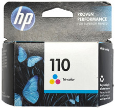 Genuine HP 110 Tri-Color Printer Ink Cartridge Color CB304AN - Sealed Exp 2014