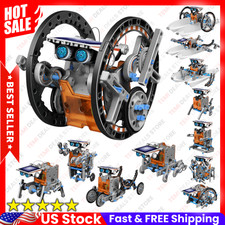 13-in-1 Solar Robot STEM Kit for Kids Ages 8-12, Science  Robotics Building Toy