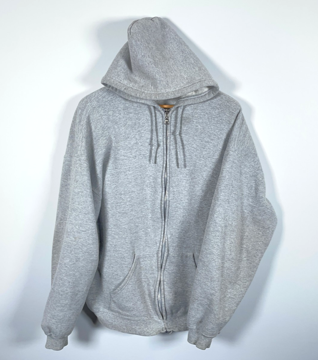00s russell athletic スウェットジップアップパーカー 2XL Russell Athletic Zip Hoodie Men's 2XL Heather Gray Sweatshirt
