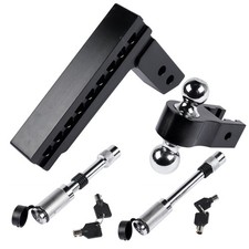 8 Droprise Trailer Hitch Fits 2 Receiver Heavy Duty Aluminum Drop Hitch 8 Droprise Trailer Hitch Fits 2 Receiver Heavy Duty Aluminum Drop Hitch
