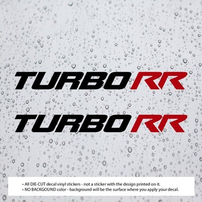 (2x) TURBO RR Decal Vinyl Stickers for AVT 3-Wheel Vehicles Motorcycles ...