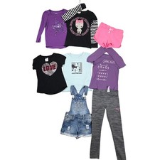 Girls XS 4/5 Clothing Lot 8Pc Shirts Shorts Puma Leggings Outfit MIXED READ