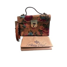 PATRICIA NASH Leather Carisbrooke Crossbody/Satchel
