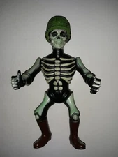 1984 MTC Nightmare Warriors MAJOR BONES Figure Skeleton Remco Motu Glow Rare !
