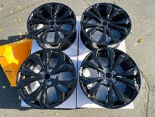 4 New 18 Gloss Black Wheels 5x114.3 Rims Fits 2007-2026 Toyota Highlander 4 New 18 Gloss Black Wheels 5x114.3 Rims Fits 2007-2026 Toyota Highlander