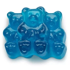  Albanese Blue Raspberry Gummy Bears 5lb Bag-- FREE SHIPPING