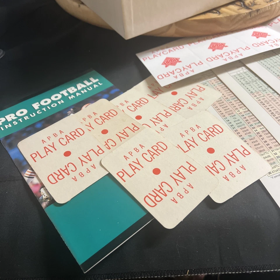 Juego de mesa de fútbol profesional APBA 1995 vintage - solo se muestran piezas incluidas Foto 2 de 4