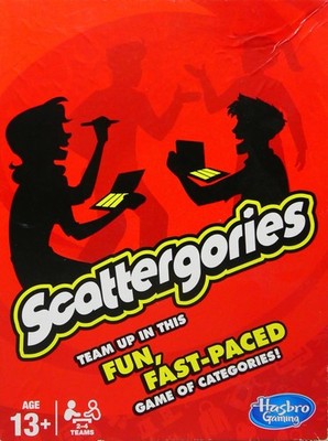 Hasbro Scattergories Spiel - Spaß schnelle Kategorie Herausforderung - (13+) - vollständig