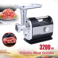 WinHolder 3200W Electric Meat Grinder Home/Commercial Sausage Maker Mincer US