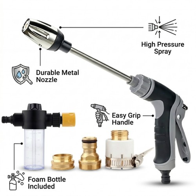#ad Aquoxis Pressure Washer Adapter Garden Hose High Pressure Cleaning Tool $18.97