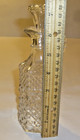 VTG Anchor Hocking Wexford Glass Oil Vinegar Cruet Decanter Clear Diamond Design — photo 6