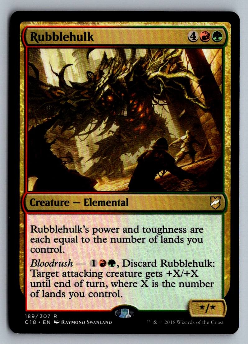 Rubblehulk Commander 2018 C18 #189 Rare NM