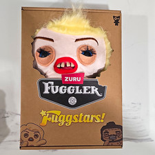 ZURU Fuggler Fuggstars Monster Plush Stuffed Toy Boxed Small White Yellow 2025