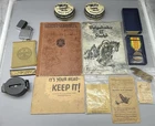 Military and Related Lot of Miscellaneous Items Various Eras WW2-Now