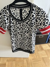 Damenbluse oder  Shirt Gr 36 Schwarz Weiß