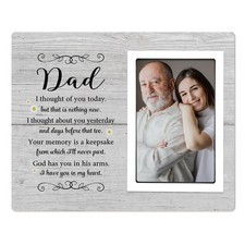 SteadStyle Dad Memorial Picture Frame   Sympathy Gift for Loss of Father 