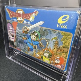 [CGC 6.5] Dragon Quest II Japanese Famicom NES 1987 - Missing Manual / Graded