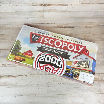 #ad Tractor Supply Co Monopoly TSCOPOLY 2000th Store Opening Anniversary Edition $20.00