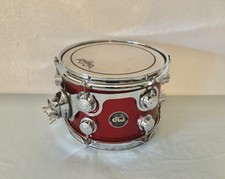 2002 DW Collector’s Series 10x7 Maple Tom in finitura vetro rubino, officina batteria