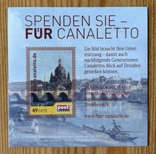 Privatpost Post Modern Block Canaletto Dresden Kunst postfrisch ** #8600