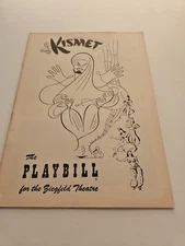 Kismet - Ziegfeld Theatre 1954 Playbill 