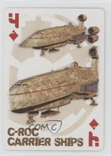 2015 Cartamundi Star Wars Rebels Playing Cards C-Roc Carrier Ships #4D 0kb5