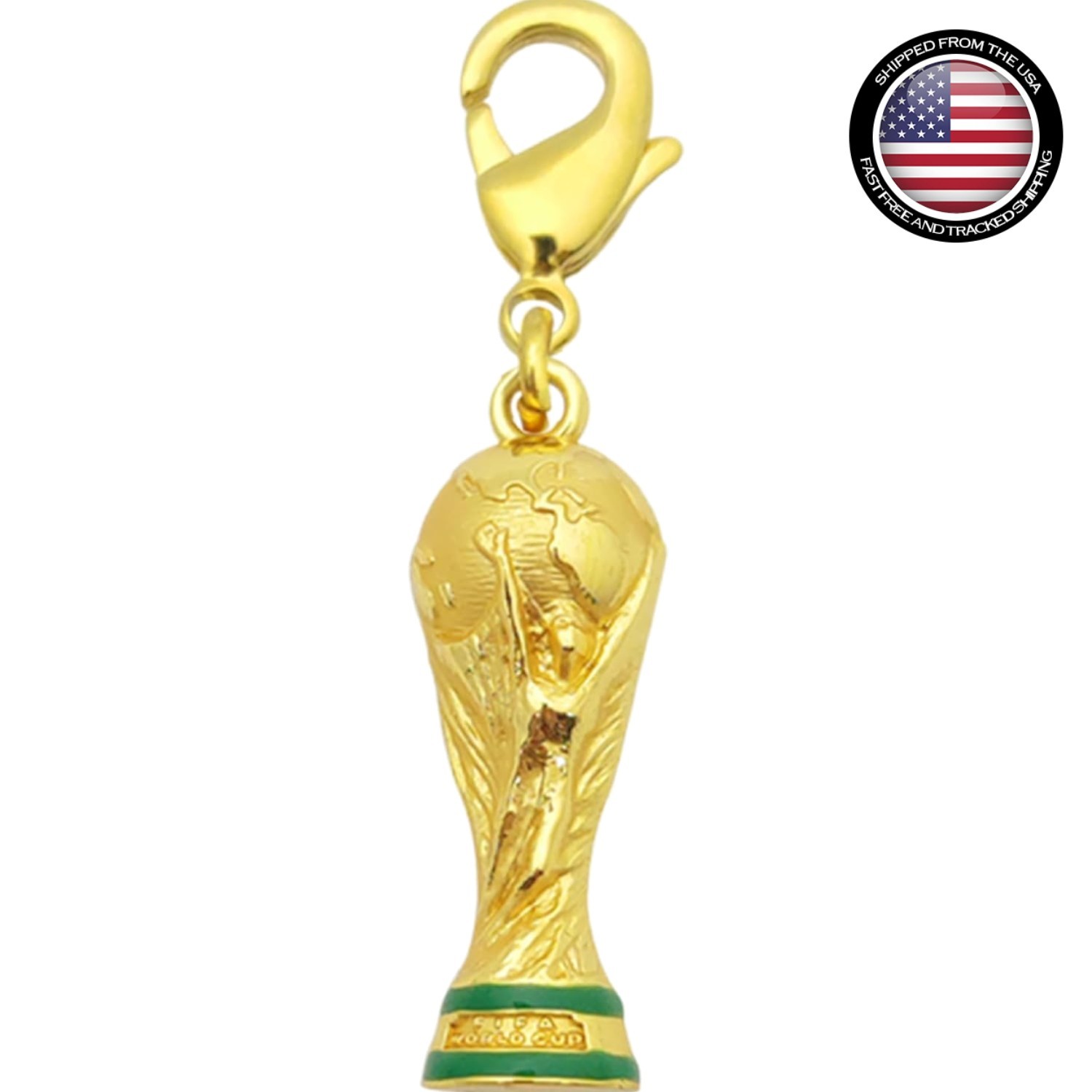 Official FIFA World Cup Trophy Dangler - 1 Inch Collectible for