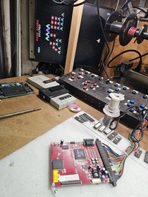 Ms. Pac-Man/ Galaga Reunion Video Arcade Game Board by Namco-WORKING!