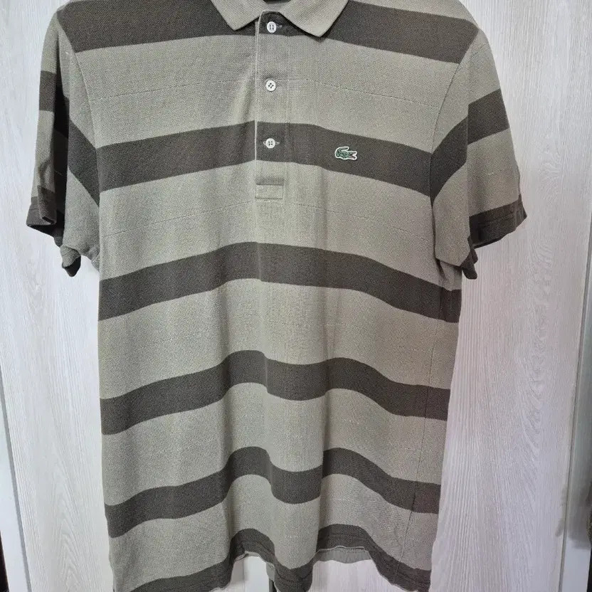 Lacoste Striped Short Sleeve Polo Shirt - Size 100 Official