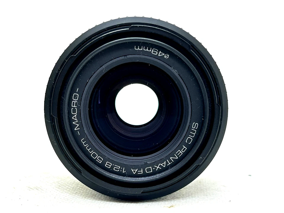 【 N MINT 】 Pentax SMC Pentax-D FA 50mm F/2.8 Macro Lens w/ Hood Pouch from Japan - Image 2 of 4