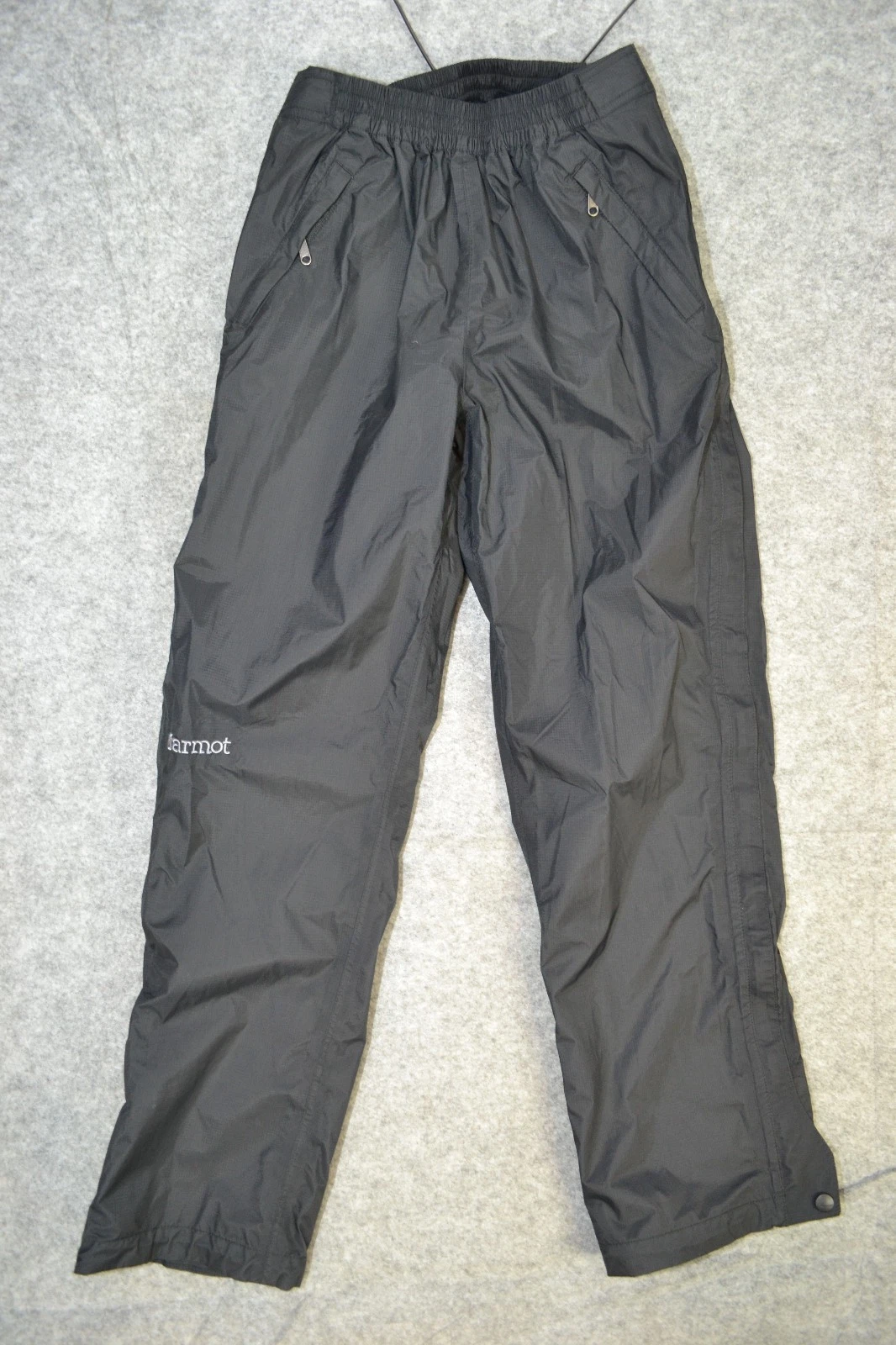 Marmot Pants Mens XS Short Precip Eco Waterproof Rain Shell Hiking Outdoor