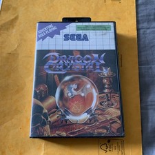 Dragon Crystal Boxed Game Sega Master System Pal - Boxed Very Rare Retro
