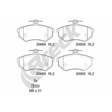 Satz Bremsbeläge Bremsklötze vorne für VW Caddy 2 9K9B Corrado 53I Golf | 240