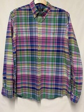 Polo Ralph Lauren Multicolor Plaid Classic Fit XL Long Sleeve Shirt Embroidered