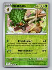 Rillaboom 016/167 Uncommon Twilight Masquerade Pokemon Reverse Holo Near Mint