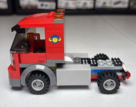 Lego City Cargo Train 7939 Boxcar With Semi Truck Cab