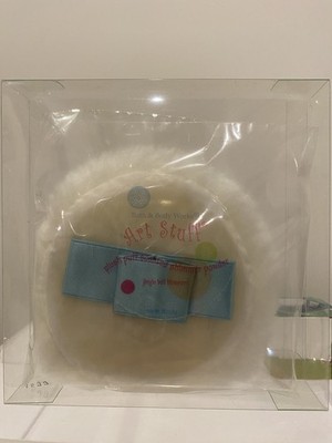Bath & Body Works Art Stuff Jingle Bell Blossom Shimmer Powder Plush Puff Rare