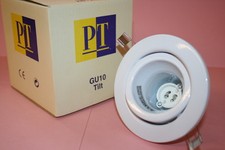 BULK GU10 MAINS 240V WHITE TILT LIGHT FITTING SUPERIOR QUALITY CHEAP ! afp2 