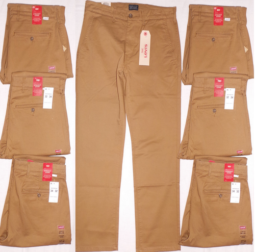 Levis Straight Chino Mens Stretch Pants 